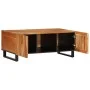 Mesa de centro de madera maciza de acacia 100x55x40 cm de , Mesas de centro - Ref: Foro24-377497, Precio: 105,77 €, Descuento: %