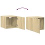 Engineered wood Sonoma oak wall cabinet 45x42.5x40 cm by , Sideboards - Ref: Foro24-846105, Price: 46,51 €, Discount: %