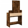 Dresser with smoked oak LED lights 80x41x144.5 cm by , Bedroom Dressers - Ref: Foro24-848182, Price: 114,78 €, Discount: %