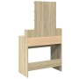 Dresser with LED lights in Sonoma oak color, 80x41x144.5 cm by , Bedroom Dressers - Ref: Foro24-848180, Price: 119,39 €, Disc...