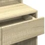 Dresser with LED lights in Sonoma oak color, 80x41x144.5 cm by , Bedroom Dressers - Ref: Foro24-848180, Price: 120,50 €, Disc...