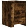 Engineered wood smoked oak bedside table 45x50x65 cm by , Nightstands - Ref: Foro24-848308, Price: 87,99 €, Discount: %