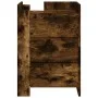 Engineered wood smoked oak bedside table 45x50x65 cm by , Nightstands - Ref: Foro24-848308, Price: 87,99 €, Discount: %