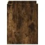 Mesita de noche madera de ingeniería roble ahumado 45x50x65 cm de , Mesitas de noche - Ref: Foro24-848308, Precio: 87,99 €, D...