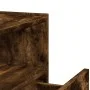 Wall-mounted bedside tables 2 units in smoked oak color 45x30x35 cm by , Nightstands - Ref: Foro24-848320, Price: 67,09 €, Di...