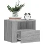 Mesitas de noche de pared 2 uds gris Sonoma 45x30x35 cm de , Mesitas de noche - Ref: Foro24-848322, Precio: 69,43 €, Descuent...