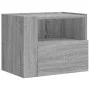 Mesitas de noche de pared 2 uds gris Sonoma 45x30x35 cm de , Mesitas de noche - Ref: Foro24-848322, Precio: 69,43 €, Descuent...