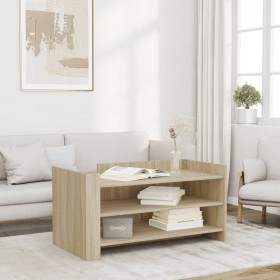 Mesa de centro madera de ingeniería roble Sonoma 100x50x50 cm de , Mesas de centro - Ref: Foro24-848348, Precio: 70,85 €, Des...