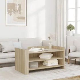 Wohnzimmertisch aus Sonoma-Eiche Spanplatte 100x50x50 cm von , Couchtisch - Ref: Foro24-848348, Preis: 70,98 €, Rabatt: %