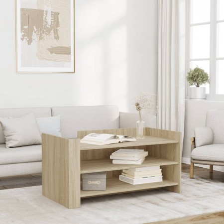 Mesa de centro madera de ingeniería roble Sonoma 100x50x50 cm de , Mesas de centro - Ref: Foro24-848348, Precio: 70,85 €, Des...