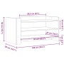 Mesa de centro madera de ingeniería roble Sonoma 100x50x50 cm de , Mesas de centro - Ref: Foro24-848348, Precio: 70,85 €, Des...