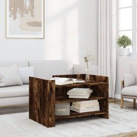 Rauchige Eiche-Optik 80x50x50 cm Ingenieurholz Couchtisch von , Couchtisch - Ref: Foro24-848343, Preis: 60,86 €, Rabatt: %