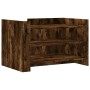 Mesa de centro madera de ingeniería roble ahumado 80x50x50 cm de , Mesas de centro - Ref: Foro24-848343, Precio: 60,86 €, Des...