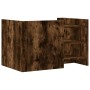 Mesa de centro madera de ingeniería roble ahumado 80x50x50 cm de , Mesas de centro - Ref: Foro24-848343, Precio: 60,86 €, Des...