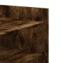 Engineered wood smoked oak coffee table 80x50x50 cm by , Coffee table - Ref: Foro24-848343, Price: 62,68 €, Discount: %