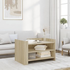 Wohnzimmertisch aus Sonoma-Eiche Spanplatte 80x50x50 cm von , Couchtisch - Ref: Foro24-848341, Preis: 60,86 €, Rabatt: %