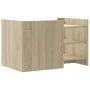 Engineered wood Sonoma oak coffee table 80x50x50 cm by , Coffee table - Ref: Foro24-848341, Price: 60,14 €, Discount: %