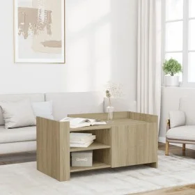 Engineered wood Sonoma oak coffee table 100x50x50 cm by , Coffee table - Ref: Foro24-848362, Price: 76,64 €, Discount: %