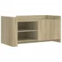 Mesa de centro madera de ingeniería roble Sonoma 100x50x50 cm de , Mesas de centro - Ref: Foro24-848362, Precio: 75,58 €, Des...