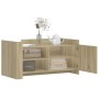 Engineered wood Sonoma oak coffee table 100x50x50 cm by , Coffee table - Ref: Foro24-848362, Price: 76,50 €, Discount: %