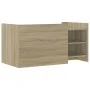 Mesa de centro madera de ingeniería roble Sonoma 100x50x50 cm de , Mesas de centro - Ref: Foro24-848362, Precio: 75,58 €, Des...