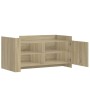 Mesa de centro madera de ingeniería roble Sonoma 100x50x50 cm de , Mesas de centro - Ref: Foro24-848362, Precio: 76,42 €