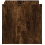 Engineered wood smoked oak coffee table 80x50x50 cm by , Coffee table - Ref: Foro24-848357, Price: 67,24 €, Discount: %