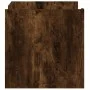Engineered wood smoked oak coffee table 80x50x50 cm by , Coffee table - Ref: Foro24-848357, Price: 69,28 €, Discount: %