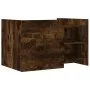 Engineered wood smoked oak coffee table 80x50x50 cm by , Coffee table - Ref: Foro24-848357, Price: 69,28 €, Discount: %