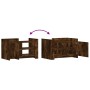 Rauchige Eiche-Optik 80x50x50 cm Ingenieurholz Couchtisch von , Couchtisch - Ref: Foro24-848357, Preis: 67,24 €, Rabatt: %