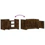 Rauchige Eiche-Optik 80x50x50 cm Ingenieurholz Couchtisch von , Couchtisch - Ref: Foro24-848357, Preis: 66,45 €, Rabatt: %
