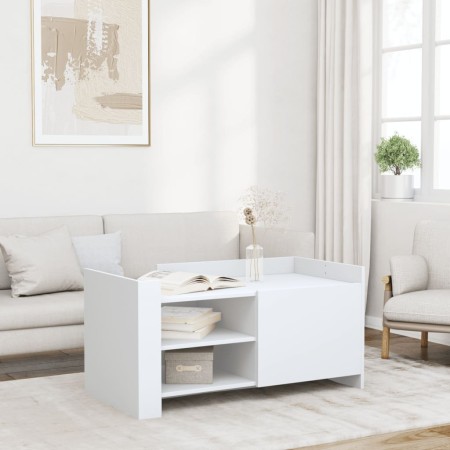 Weißer Couchtisch aus Holzwerkstoff 100x50x50 cm von , Couchtisch - Ref: Foro24-848360, Preis: 79,05 €, Rabatt: %