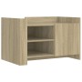 Wohnzimmertisch aus Sonoma-Eiche Spanplatte 80x50x50 cm von , Couchtisch - Ref: Foro24-848355, Preis: 65,24 €, Rabatt: %