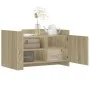 Mesa de centro madera de ingeniería roble Sonoma 80x50x50 cm de , Mesas de centro - Ref: Foro24-848355, Precio: 64,46 €, Desc...