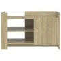 Mesa de centro madera de ingeniería roble Sonoma 80x50x50 cm de , Mesas de centro - Ref: Foro24-848355, Precio: 64,46 €, Desc...