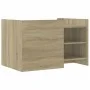 Mesa de centro madera de ingeniería roble Sonoma 80x50x50 cm de , Mesas de centro - Ref: Foro24-848355, Precio: 64,46 €, Desc...