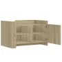 Mesa de centro madera de ingeniería roble Sonoma 80x50x50 cm de , Mesas de centro - Ref: Foro24-848355, Precio: 64,46 €, Desc...