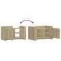 Mesa de centro madera de ingeniería roble Sonoma 80x50x50 cm de , Mesas de centro - Ref: Foro24-848355, Precio: 64,46 €, Desc...