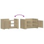 Mesa de centro madera de ingeniería roble Sonoma 80x50x50 cm de , Mesas de centro - Ref: Foro24-848355, Precio: 65,24 €, Desc...