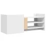 TV stand made of white plywood 100x35x40 cm by , TV Furniture - Ref: Foro24-848374, Price: 62,52 €, Discount: %