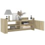 Fernsehmöbel aus Sperrholz in Eichenfarbe, 100x35x40 cm. von , TV-Möbel - Ref: Foro24-848376, Preis: 59,29 €, Rabatt: %
