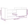 Fernsehmöbel aus Sperrholz in Eichenfarbe, 100x35x40 cm. von , TV-Möbel - Ref: Foro24-848376, Preis: 58,52 €, Rabatt: %