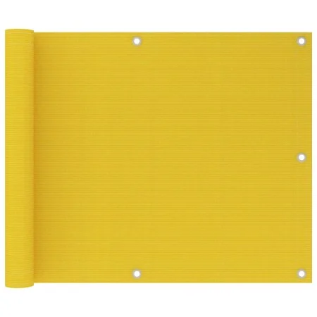 Toldo para balcón HDPE amarillo 75x600 cm de vidaXL, Sombrillas - Ref: Foro24-310995, Precio: 16,47 €, Descuento: %