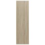 Estantería madera contrachapada blanco y roble 97,5x29,5x100 cm de vidaXL, Librerías y estanterías - Ref: Foro24-800176, Prec...