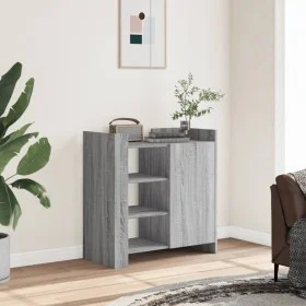 Engineered wood sideboard in Sonoma grey 73.5x35x75 cm by , Sideboards - Ref: Foro24-848407, Price: 74,39 €, Discount: %