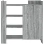 Engineered wood sideboard in Sonoma grey 73.5x35x75 cm by , Sideboards - Ref: Foro24-848407, Price: 74,39 €, Discount: %