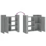 Aparador de madera de ingeniería gris Sonoma 73,5x35x75 cm de , Aparadores - Ref: Foro24-848407, Precio: 74,87 €, Descuento: %