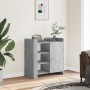 Graue Beton-Sperrholz-Sideboard 73,5x35x75 cm von , Sideboards - Ref: Foro24-848405, Preis: 71,39 €, Rabatt: %