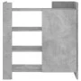 Gray concrete plywood sideboard 73.5x35x75 cm by , Sideboards - Ref: Foro24-848405, Price: 70,33 €, Discount: %