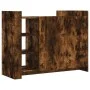 Engineered wood smoked oak sideboard 100x35x75 cm by , Sideboards - Ref: Foro24-848413, Price: 104,58 €, Discount: %